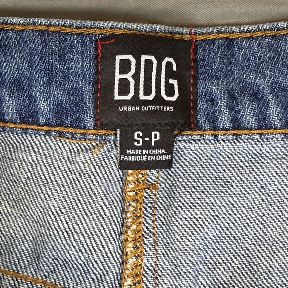 Lot Of 2 BDG Urban Outfitters Denim Mini Skirt Blue Black Small And Petite - Picture 6 of 10